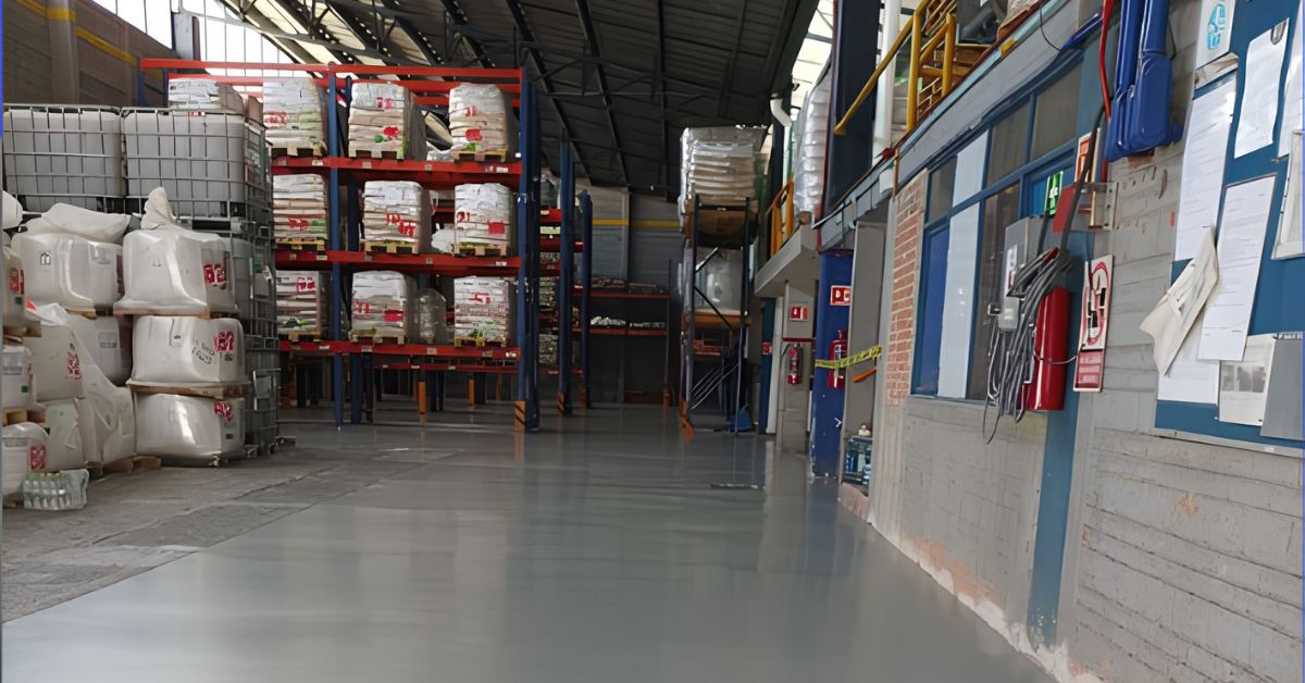 Uretano cementicio en cámara de proceso